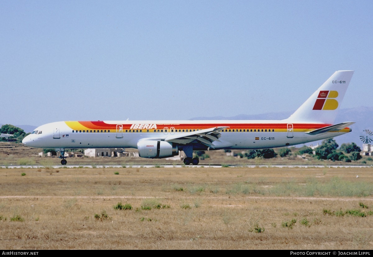 Aircraft Photo of EC-611 | Boeing 757-256 | Iberia | AirHistory.net #279092