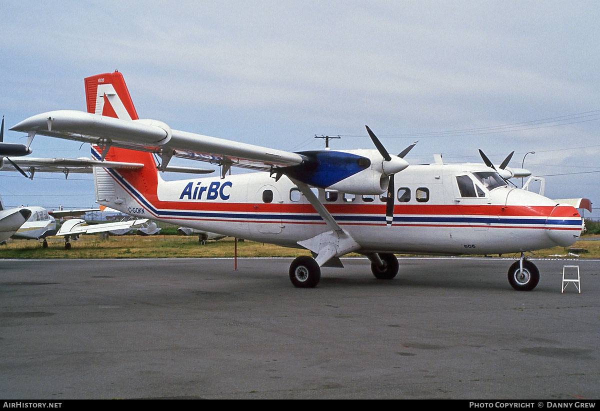 Aircraft Photo of C-GQKN | De Havilland Canada DHC-6-100 Twin Otter | Air BC | AirHistory.net #279099