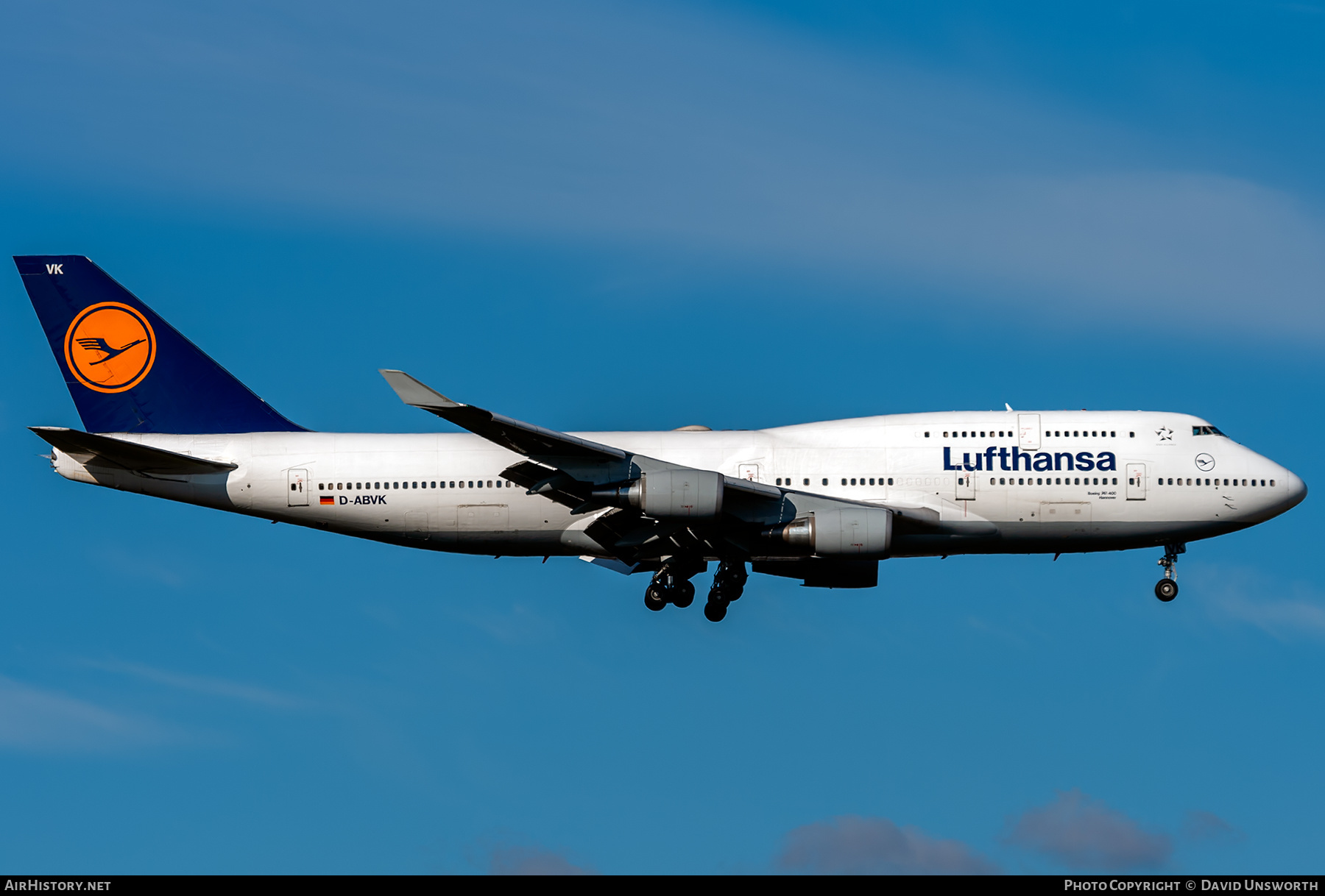 Aircraft Photo of D-ABVK | Boeing 747-430 | Lufthansa | AirHistory.net #279101