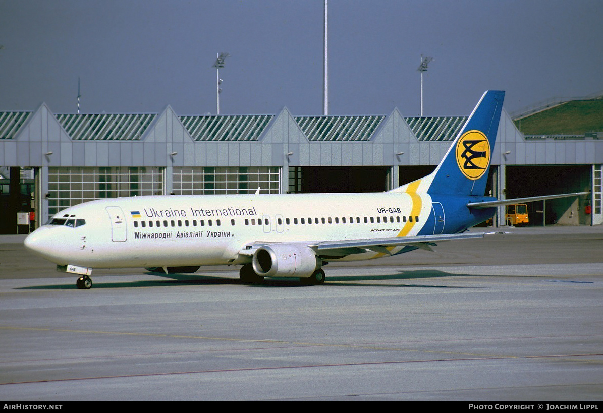 Aircraft Photo of UR-GAB | Boeing 737-4Y0 | Ukraine International Airlines | AirHistory.net #279109