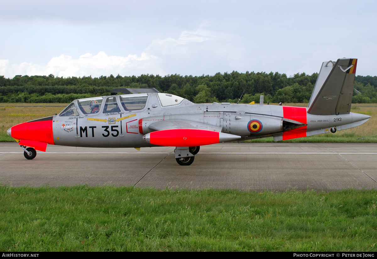 Aircraft Photo of MT-35 | Fouga CM-170R Magister | Belgium - Air Force | AirHistory.net #279128