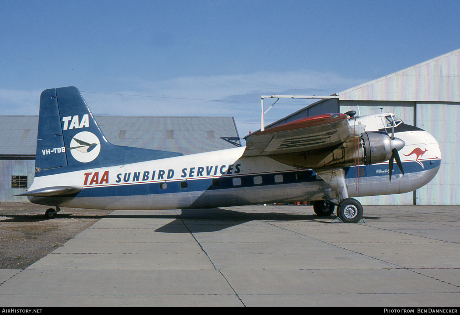 Aircraft Photo of VH-TBB | Bristol 170 Freighter Mk31 | TAA Sunbird Services | AirHistory.net #279137