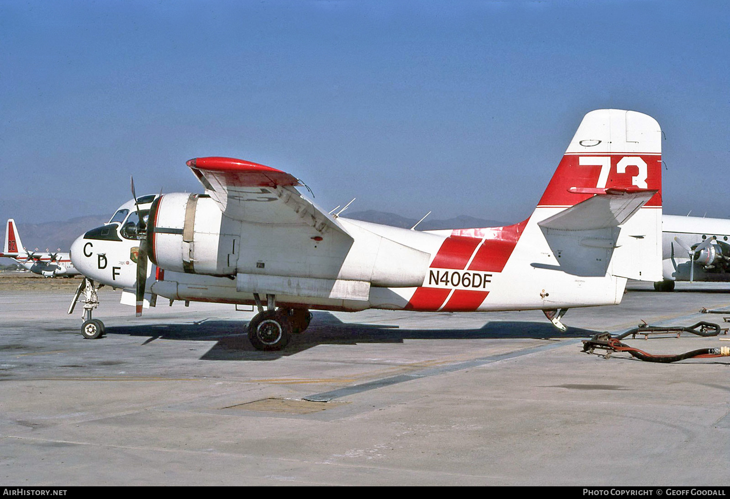 Aircraft Photo of N406DF | Grumman S-2A(AT) Tracker | California Department of Forestry - CDF | AirHistory.net #279148