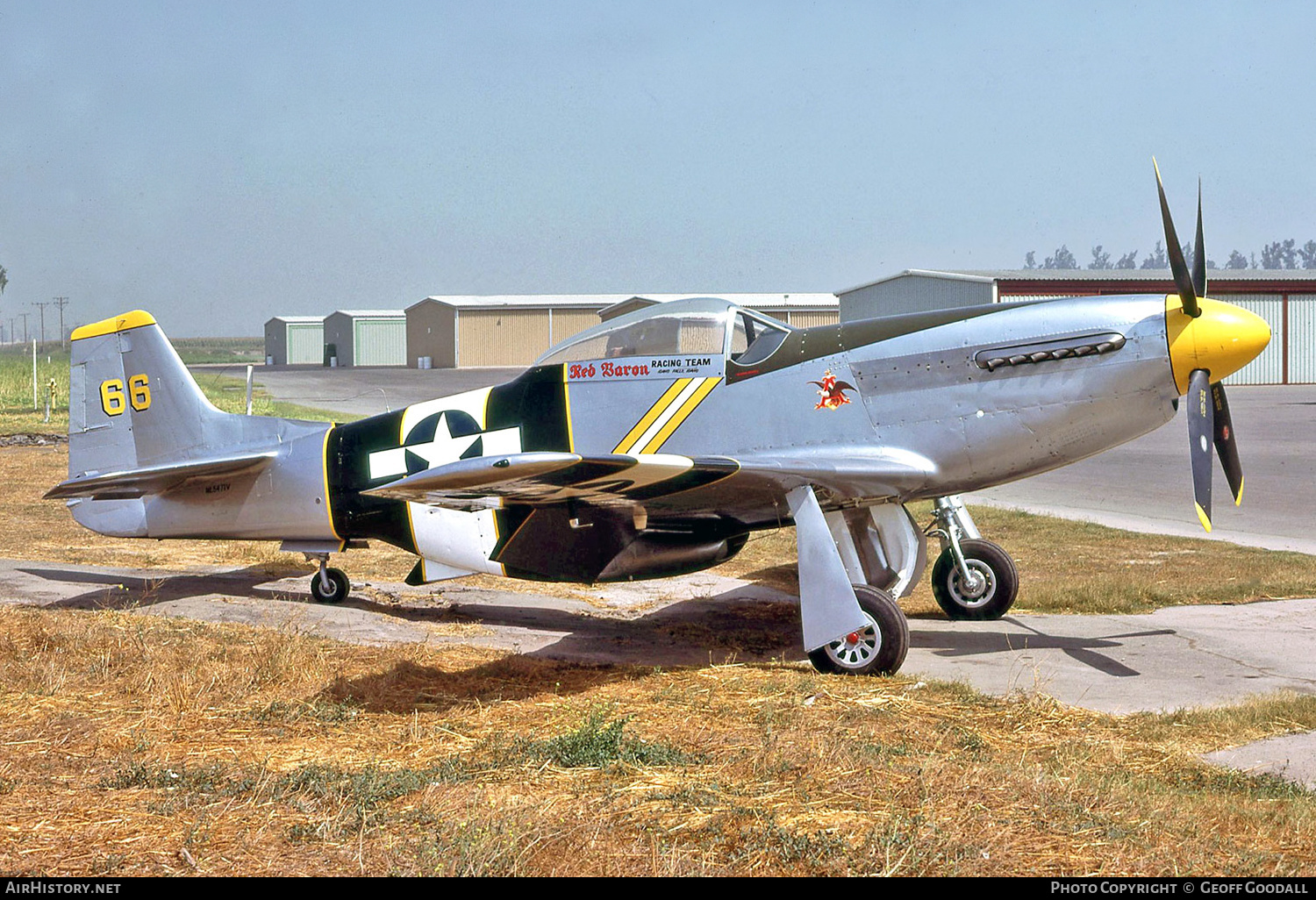 Aircraft Photo of N5471V | North American P-51D Mustang | Red Baron Racing Team | USA - Air Force | AirHistory.net #279150