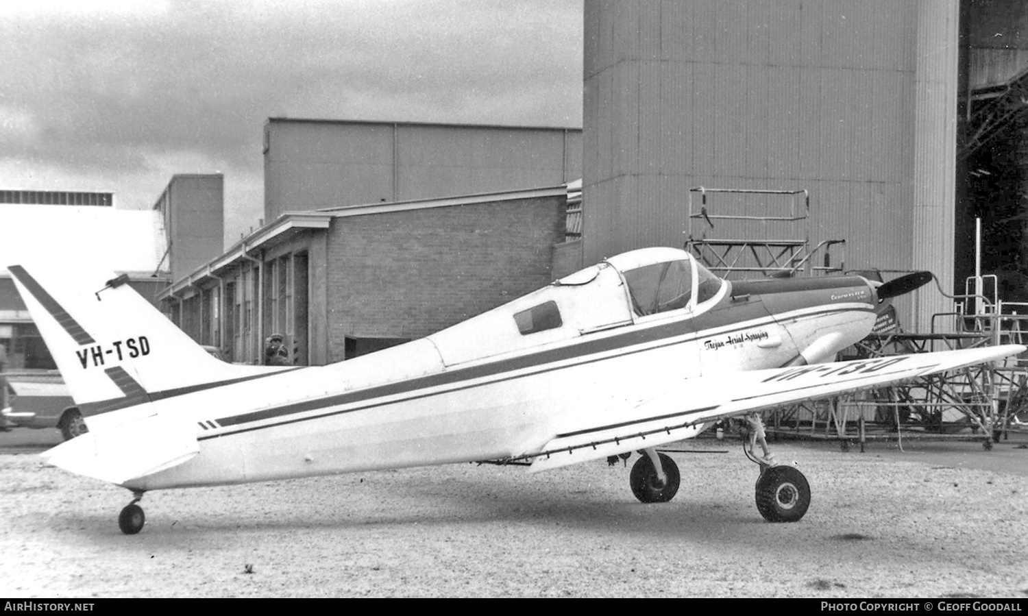 Aircraft Photo of VH-TSD | Yeoman YA1 Cropmaster 250R Srs 2 | Trojan Aerial Spraying | AirHistory.net #279162