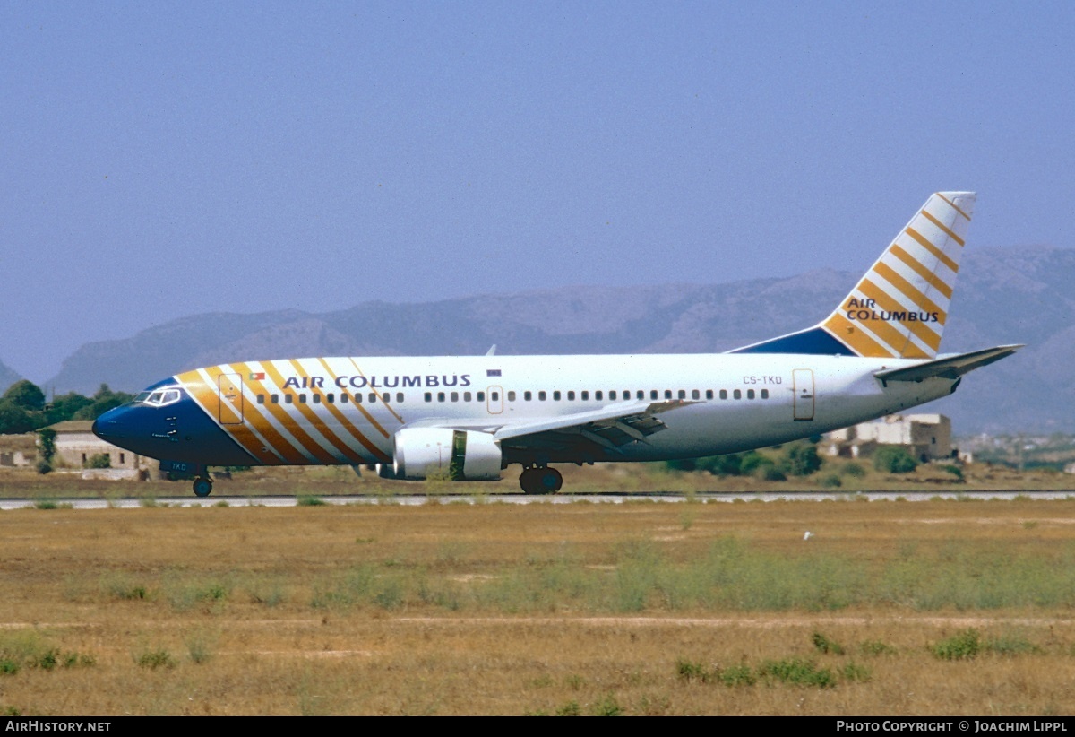 Aircraft Photo of CS-TKD | Boeing 737-33A | Air Columbus | AirHistory.net #279166