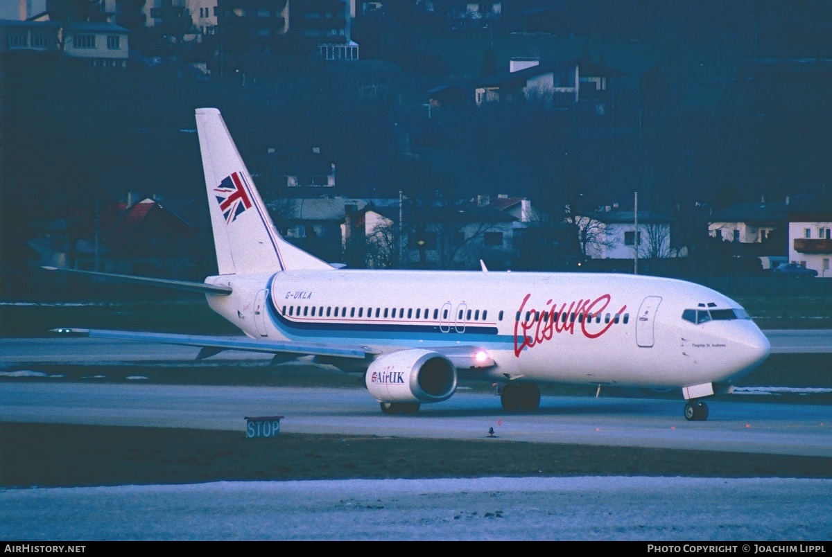Aircraft Photo of G-UKLA | Boeing 737-4Y0 | Air UK Leisure | AirHistory.net #279179