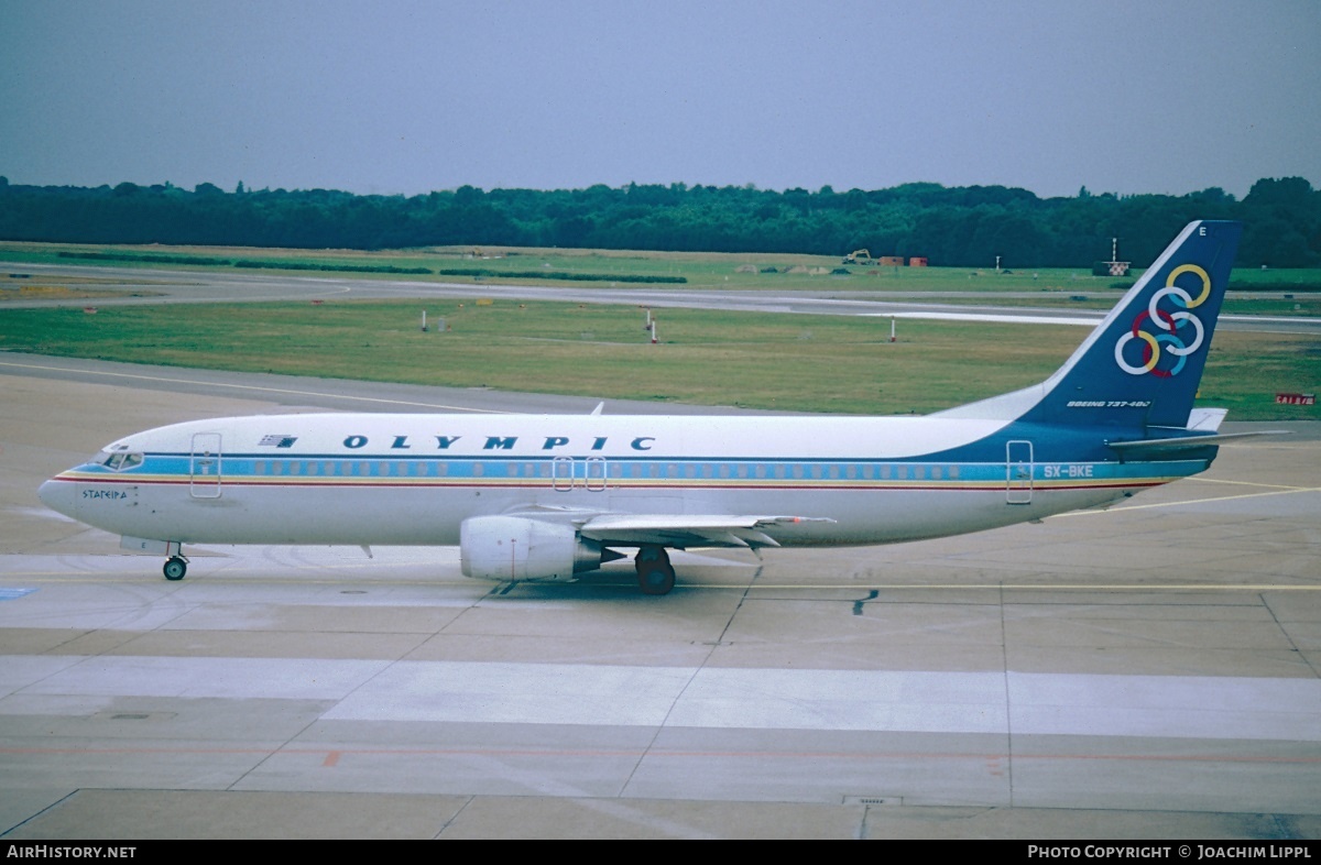 Aircraft Photo of SX-BKE | Boeing 737-484 | Olympic | AirHistory.net #279182