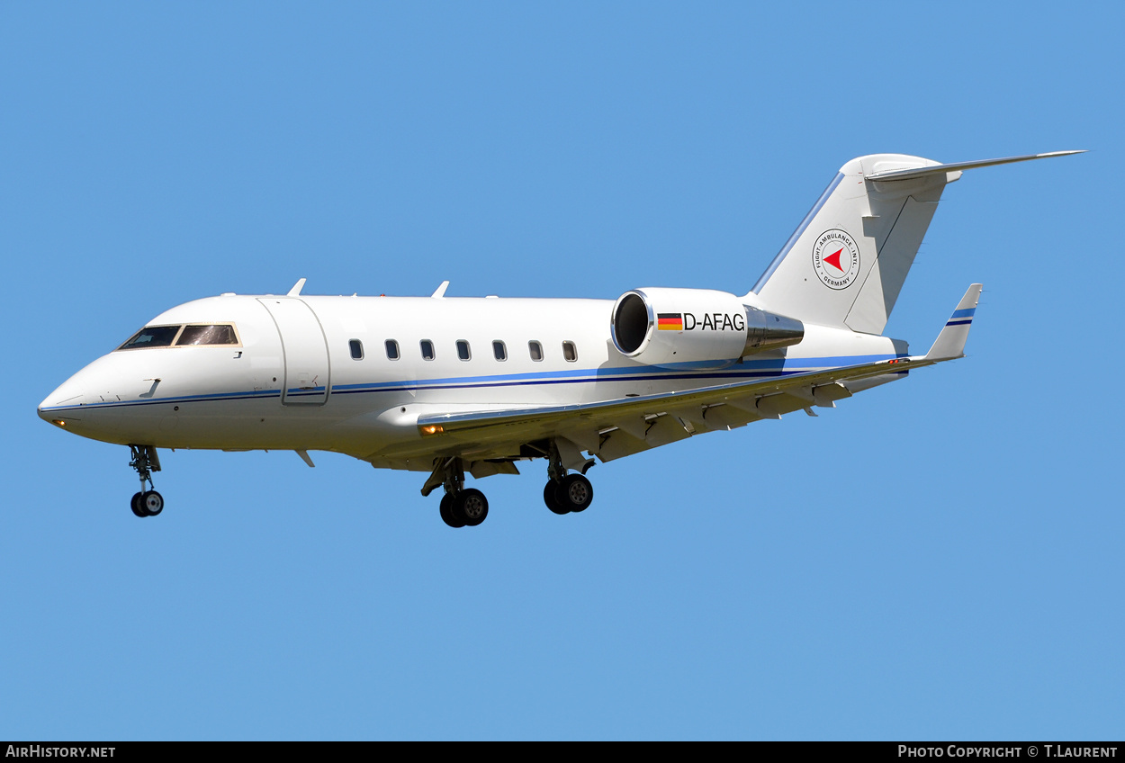 Aircraft Photo of D-AFAG | Bombardier Challenger 604 (CL-600-2B16) | FAI - Flight Ambulance International | AirHistory.net #279194