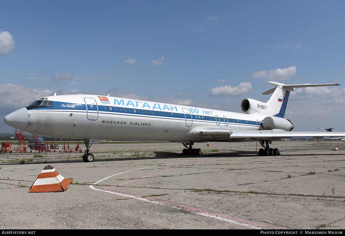 Aircraft Photo of RA-85677 | Tupolev Tu-154M | Mavial - Magadan Airlines | AirHistory.net #279202