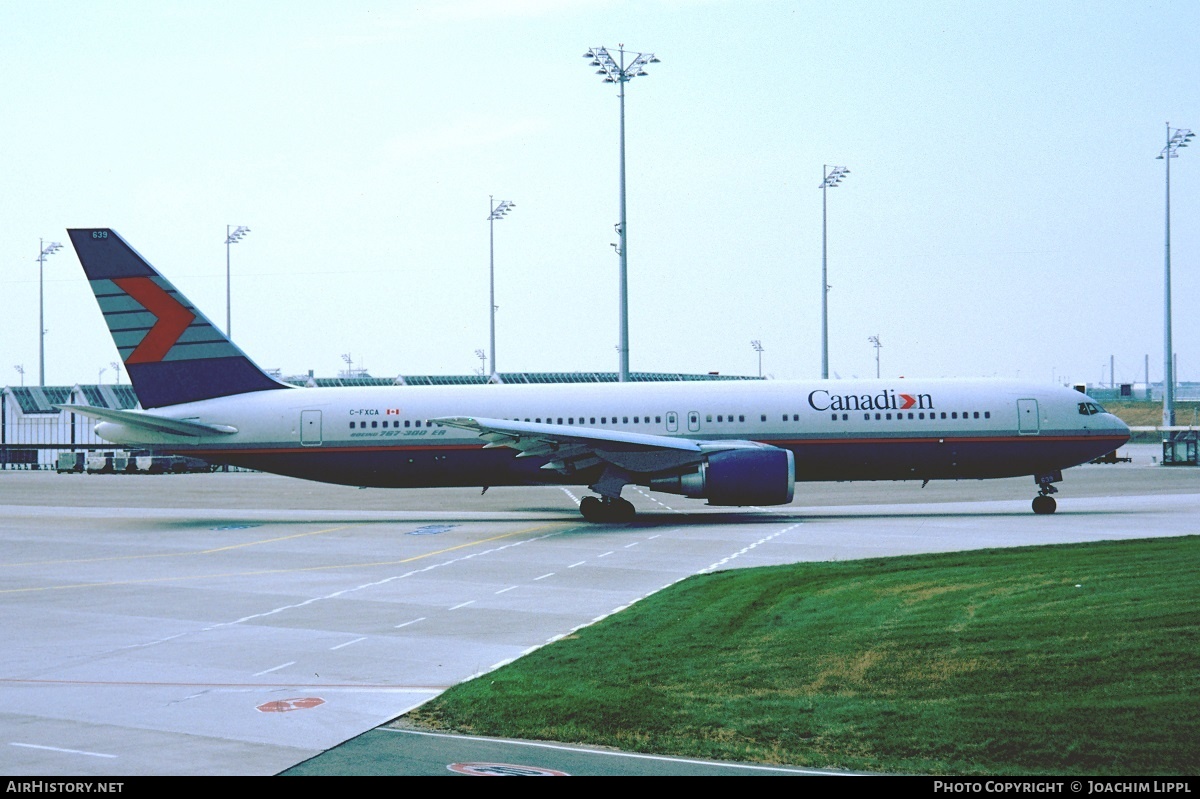 Aircraft Photo of C-FXCA | Boeing 767-375/ER | Canadian Airlines | AirHistory.net #279233