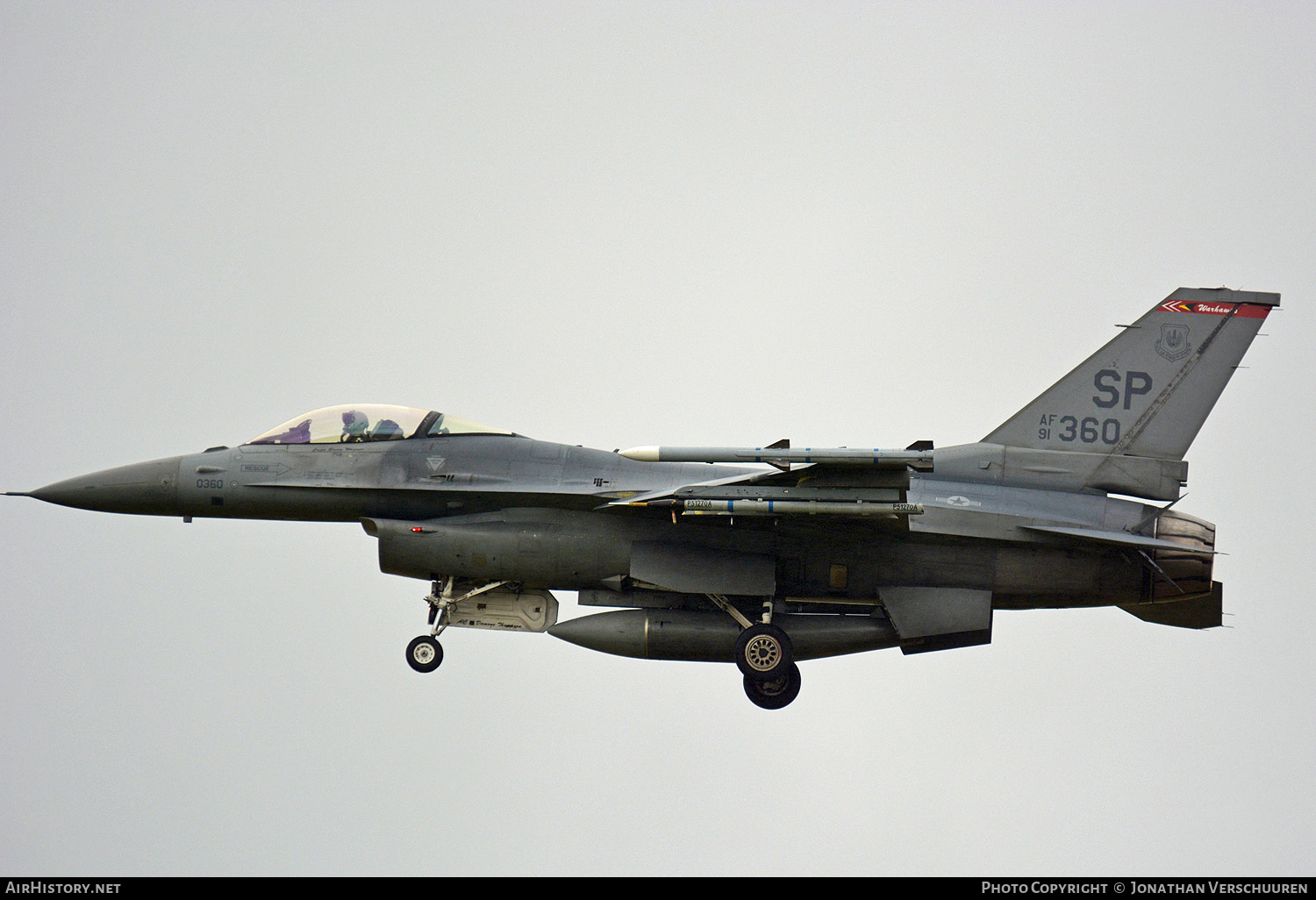 Aircraft Photo of 91-0360 / AF91-360 | Lockheed F-16CM Fighting Falcon | USA - Air Force | AirHistory.net #279235