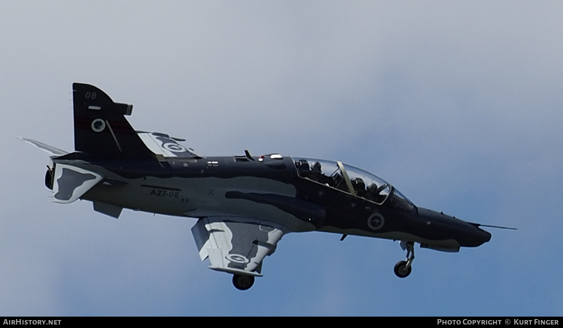 Aircraft Photo of A27-08 | BAE Systems Hawk 127 | Australia - Air Force | AirHistory.net #279243