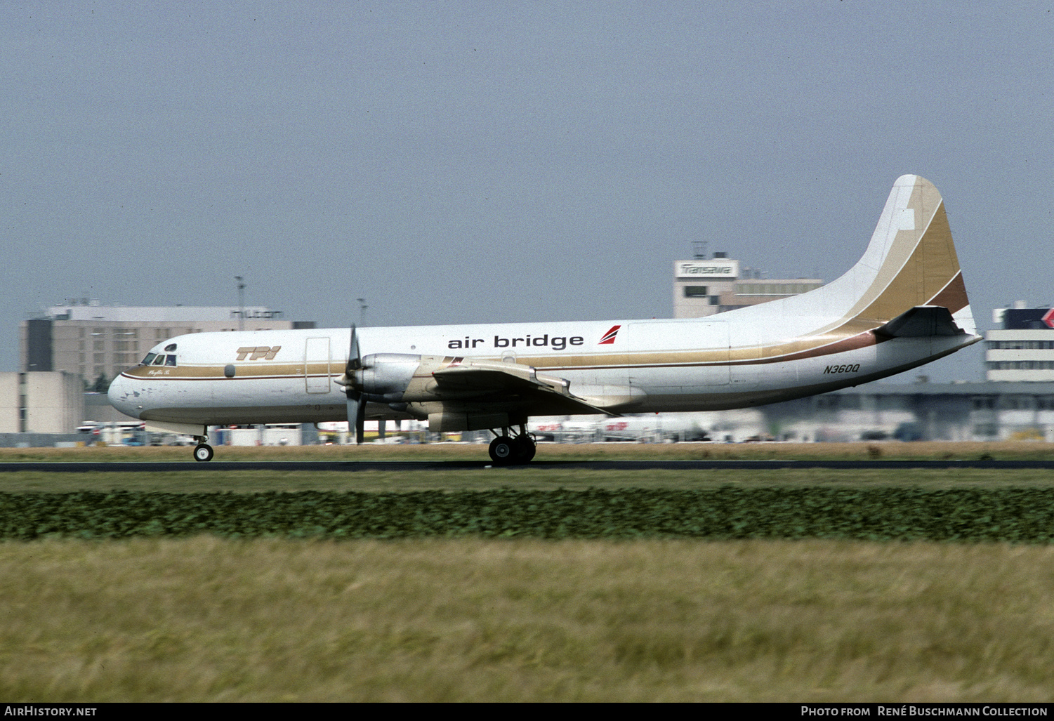 Aircraft Photo of N360Q | Lockheed L-188C(F) Electra | Air Bridge | AirHistory.net #279267