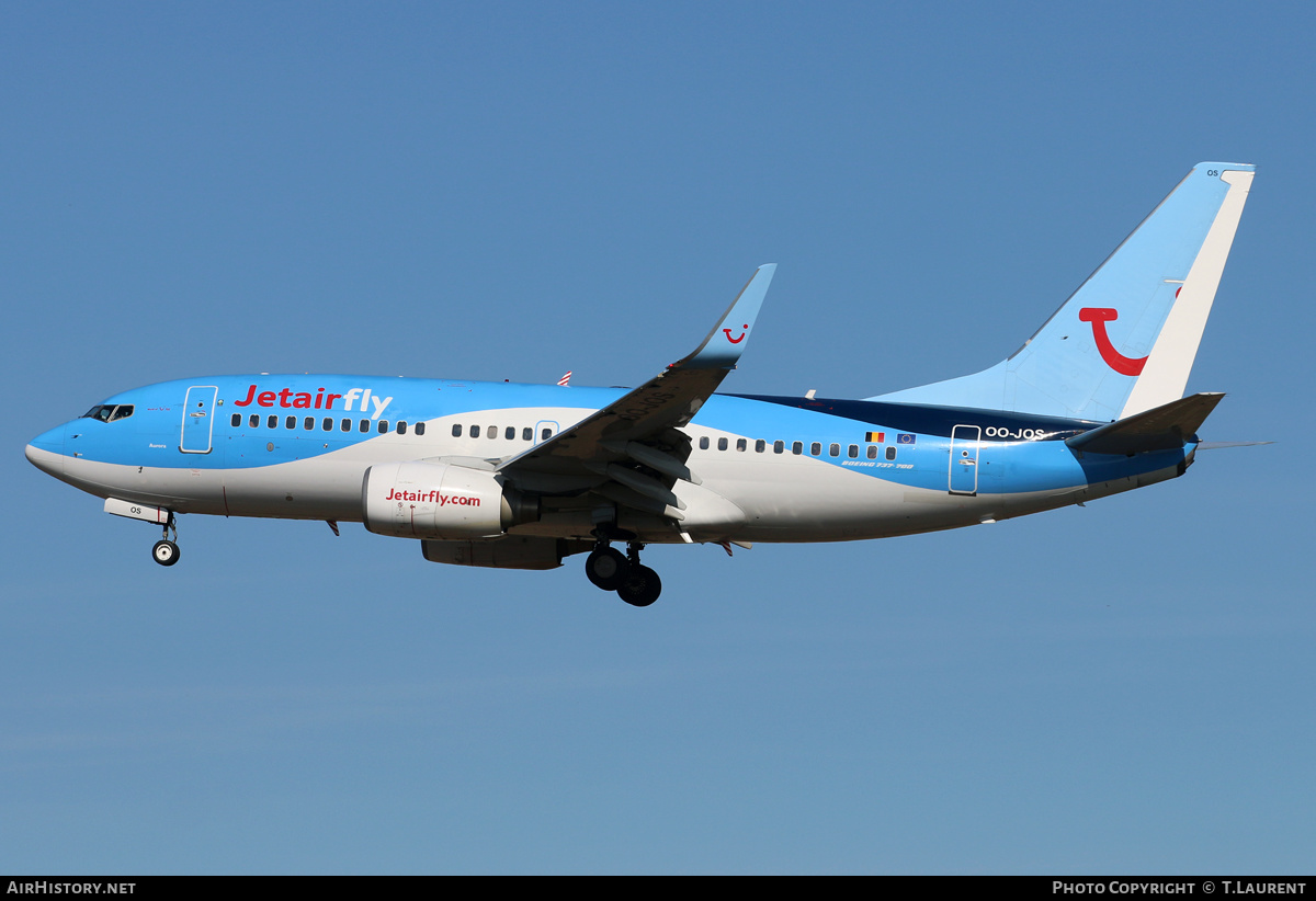 Aircraft Photo of OO-JOS | Boeing 737-7K5 | Jetairfly | AirHistory.net #279271
