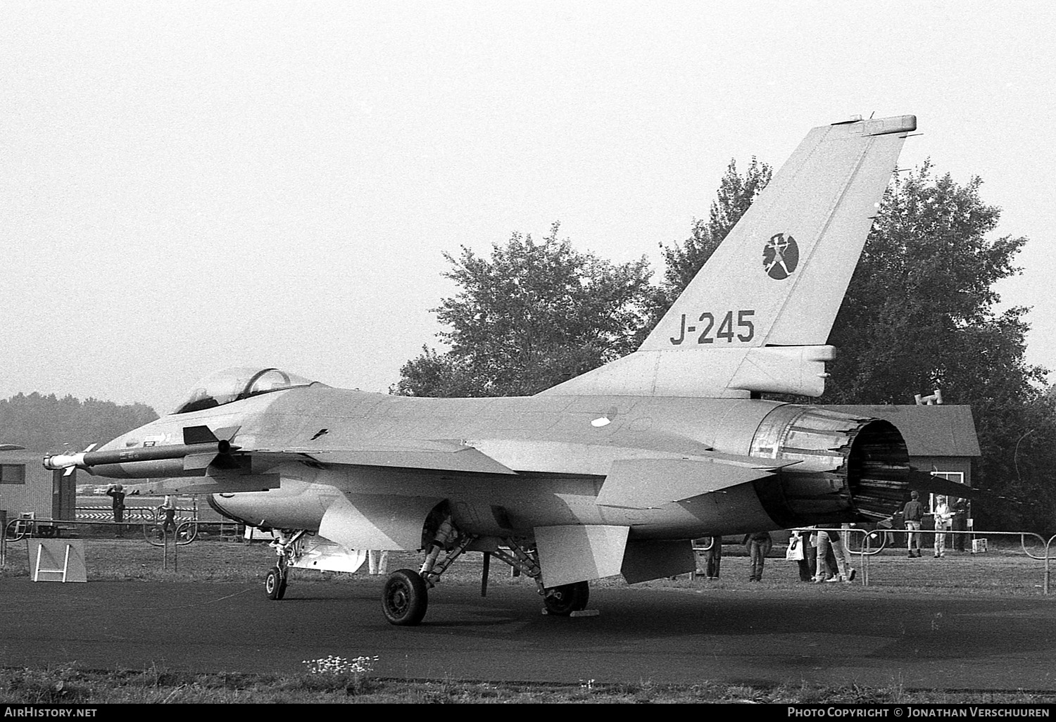 Aircraft Photo of J-245 | General Dynamics F-16A Fighting Falcon | Netherlands - Air Force | AirHistory.net #279274