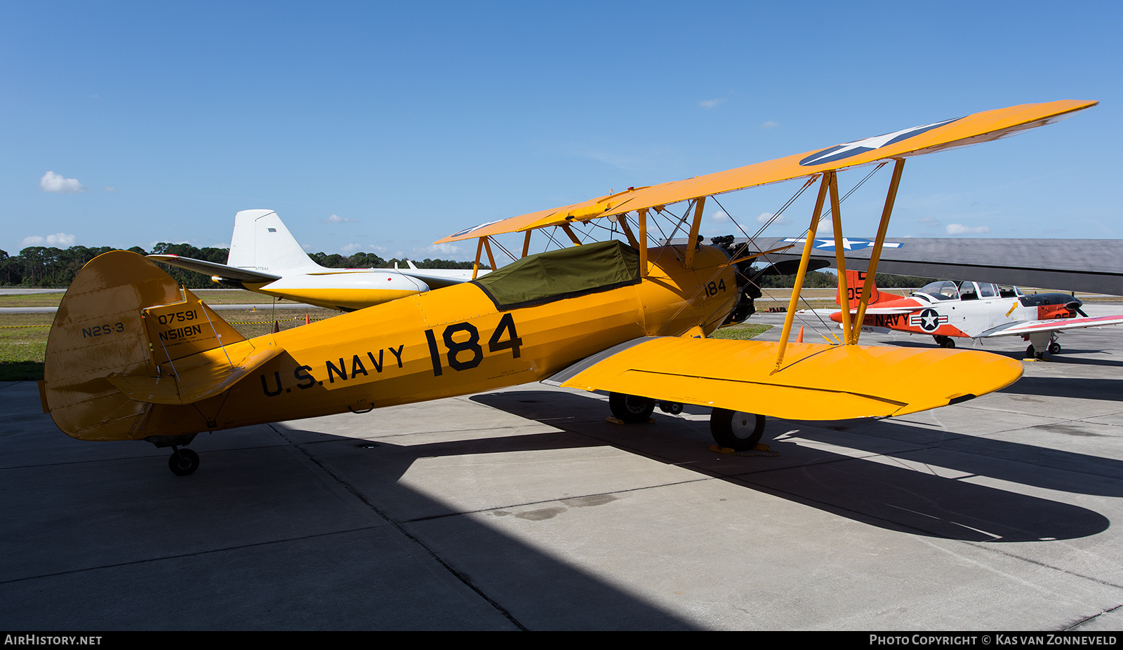 Aircraft Photo of N5118N / 07591 | Boeing N2S-3 Kaydet (B75N1) | USA - Navy | AirHistory.net #279286