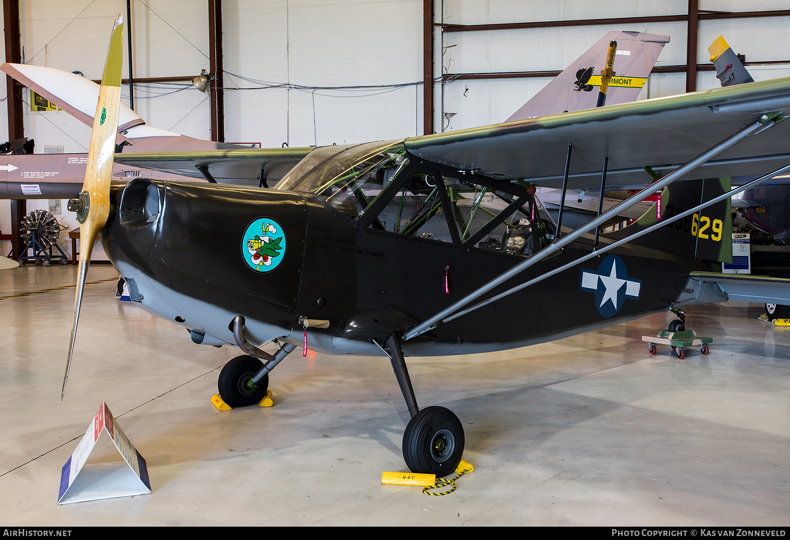 Aircraft Photo of N98629 / 298629 | Stinson L-5 Sentinel | USA - Army | AirHistory.net #279296