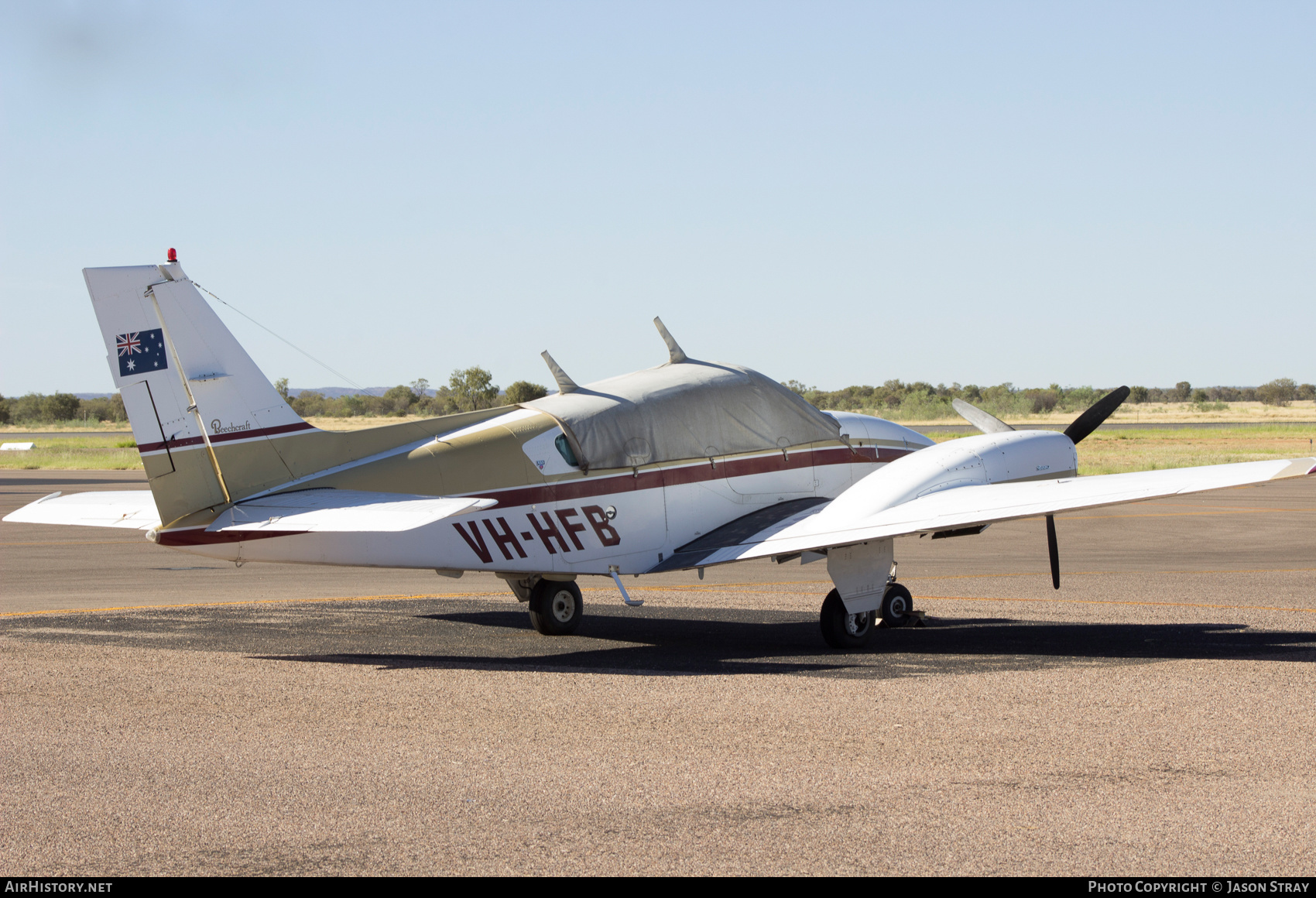 Aircraft Photo of VH-HFB | Beech B55 Baron (95-B55) | James Nugent | AirHistory.net #279297