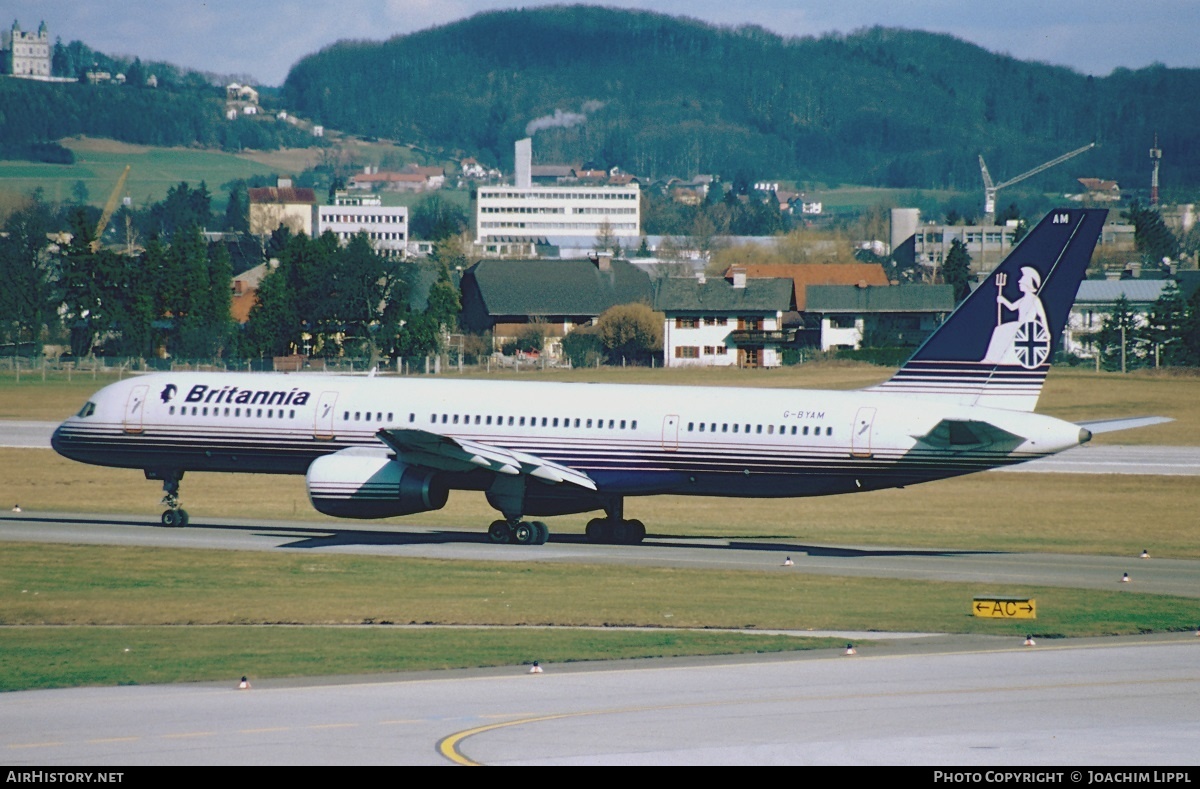 Aircraft Photo of G-BYAM | Boeing 757-2T7 | Britannia Airways | AirHistory.net #279312