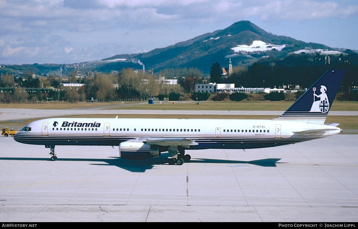 Aircraft Photo of G-BYAL | Boeing 757-204 | Britannia Airways | AirHistory.net #279324