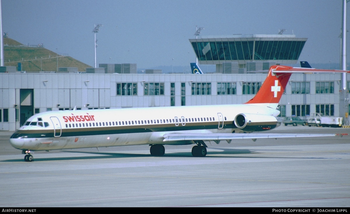 Aircraft Photo of HB-IUH | McDonnell Douglas MD-81 (DC-9-81) | Swissair | AirHistory.net #279328