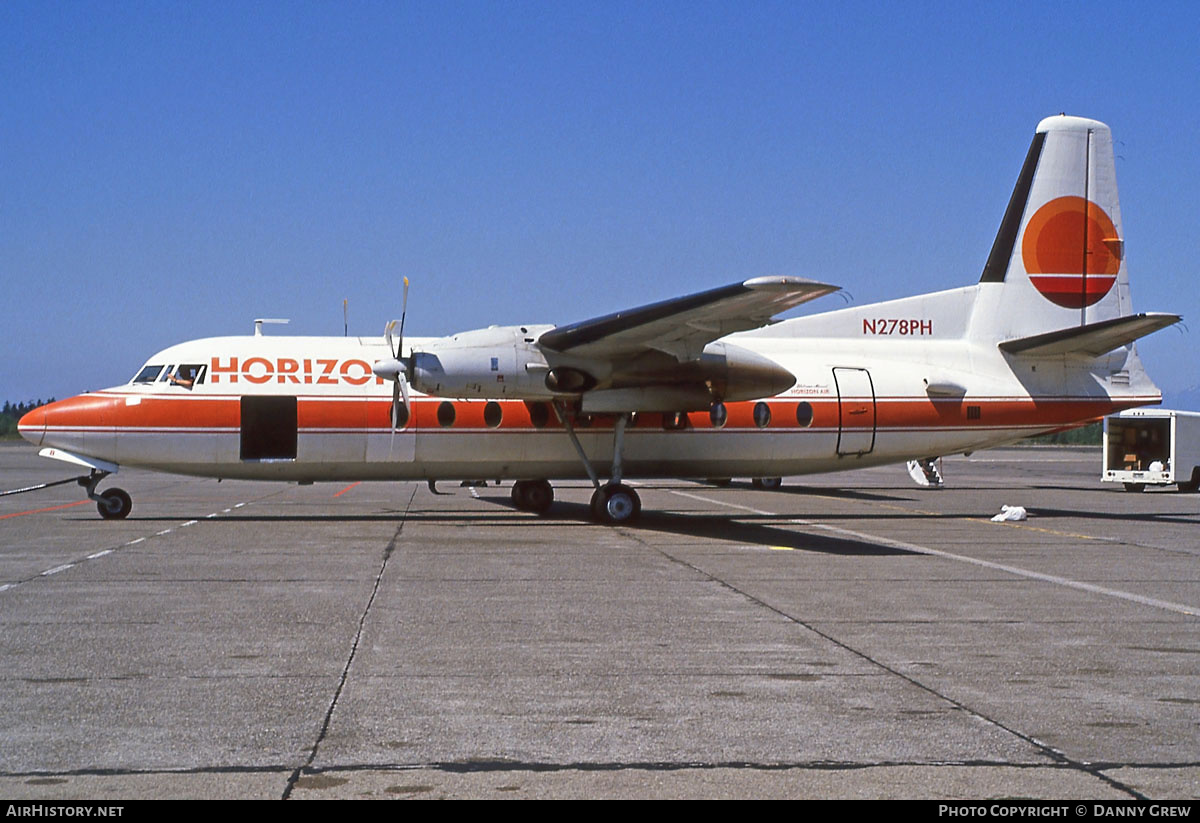 Aircraft Photo of N278PH | Fairchild F-27J | Horizon Air | AirHistory.net #279375