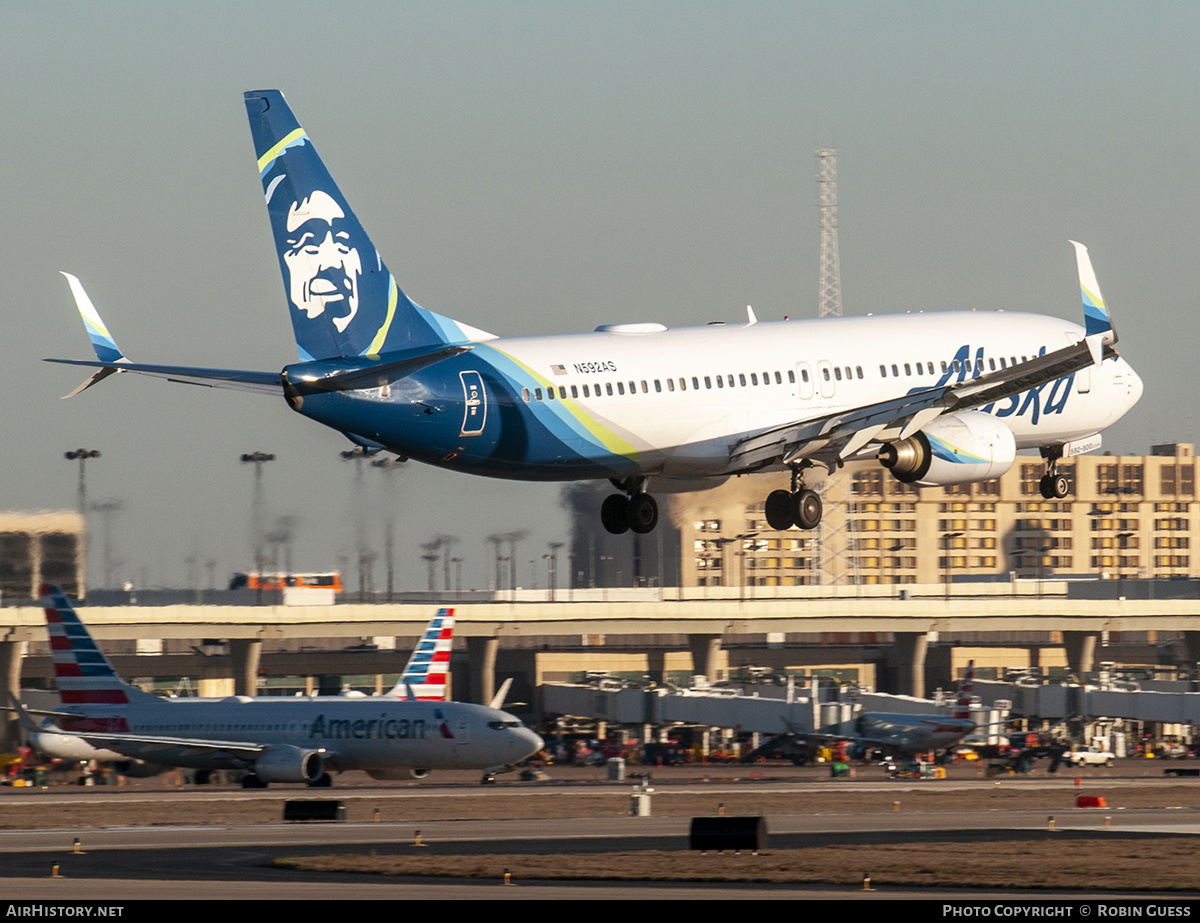 Aircraft Photo of N592AS | Boeing 737-890 | Alaska Airlines | AirHistory.net #279401