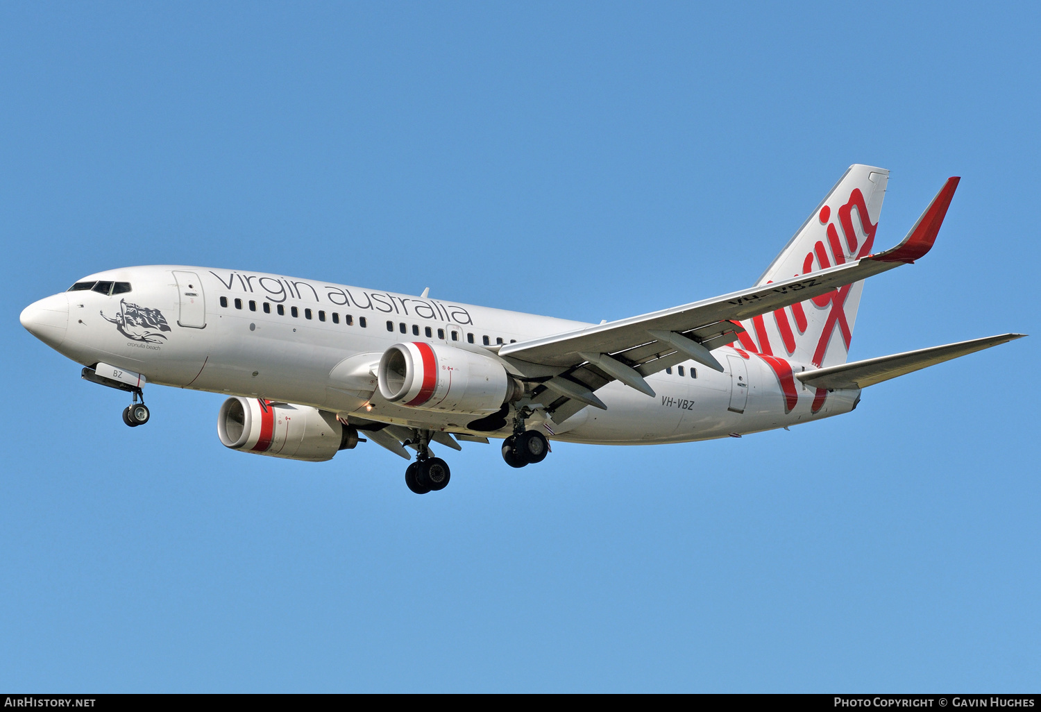 Aircraft Photo of VH-VBZ | Boeing 737-7FE | Virgin Australia Airlines | AirHistory.net #279427