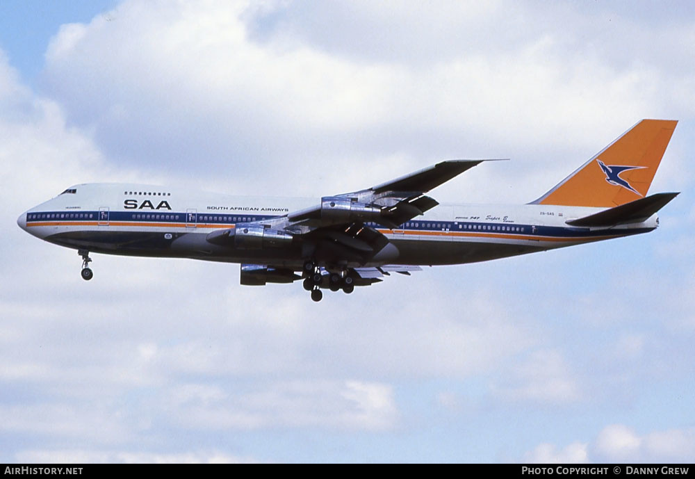Aircraft Photo of ZS-SAS | Boeing 747-244BM | South African Airways | AirHistory.net #279441