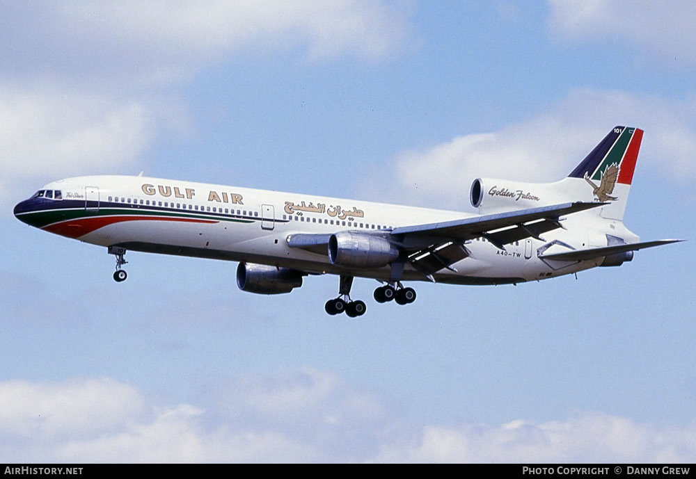Aircraft Photo of A4O-TW | Lockheed L-1011-385-1-15 TriStar 200 | Gulf Air | AirHistory.net #279444