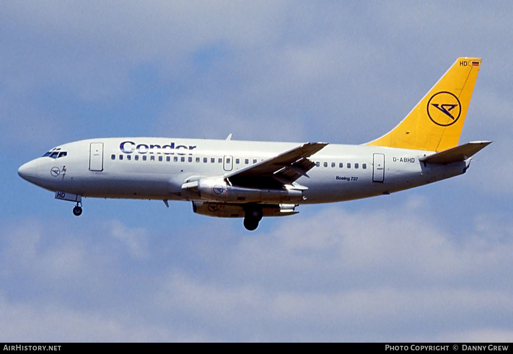 Aircraft Photo of D-ABHD | Boeing 737-230/Adv | Condor Flugdienst | AirHistory.net #279447