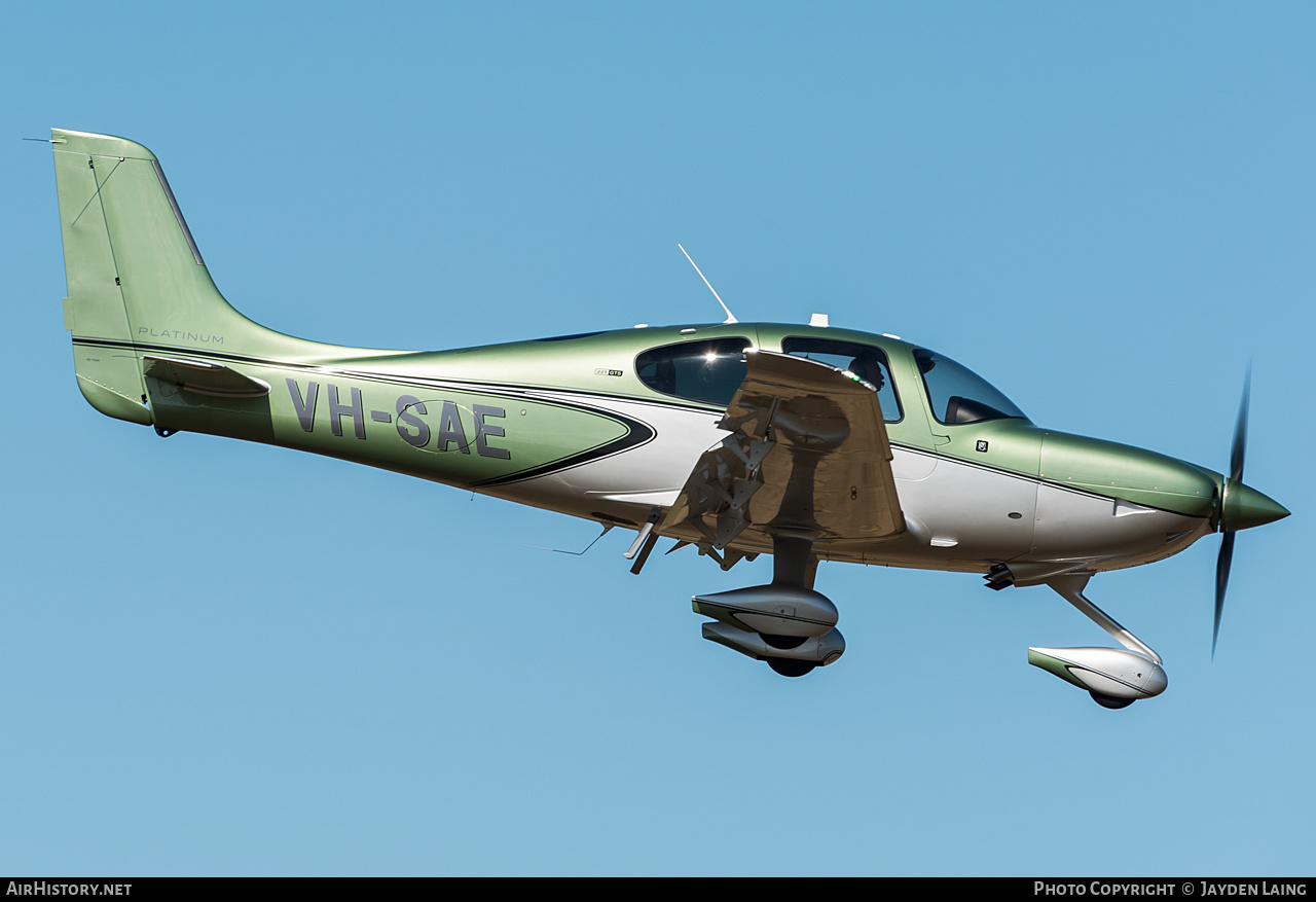 Aircraft Photo of VH-SAE | Cirrus SR-22T G6-GTS Platinum | AirHistory.net #279458