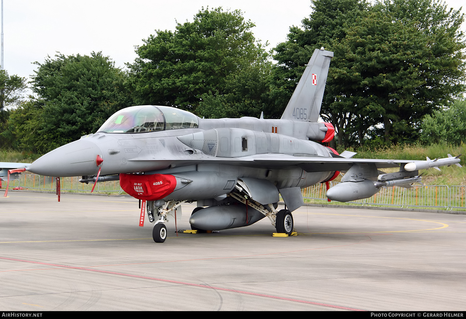 Aircraft Photo of 4085 | General Dynamics F-16D Fighting Falcon | Poland - Air Force | AirHistory.net #279485