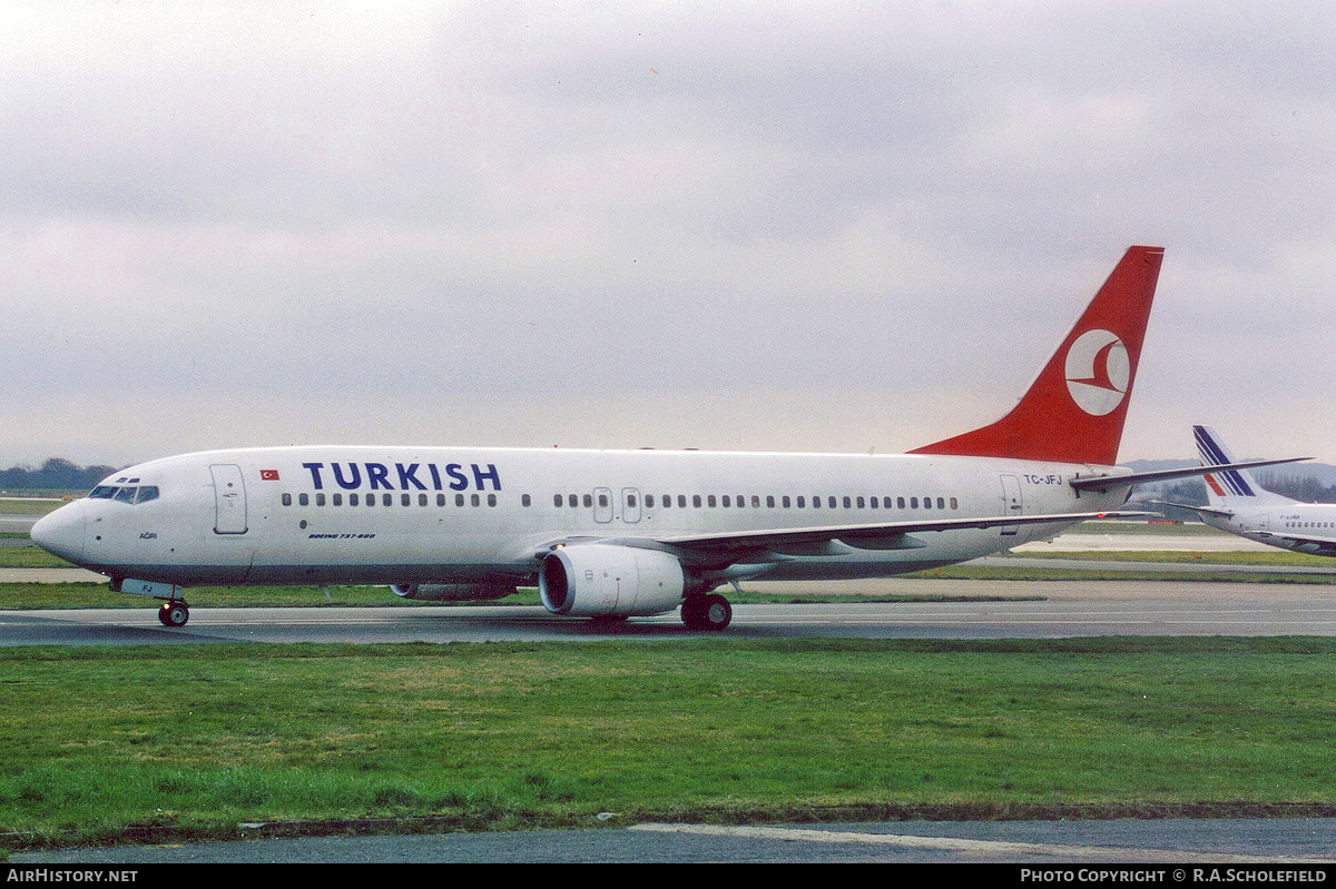 Aircraft Photo of TC-JFJ | Boeing 737-8F2 | Turkish Airlines | AirHistory.net #279496