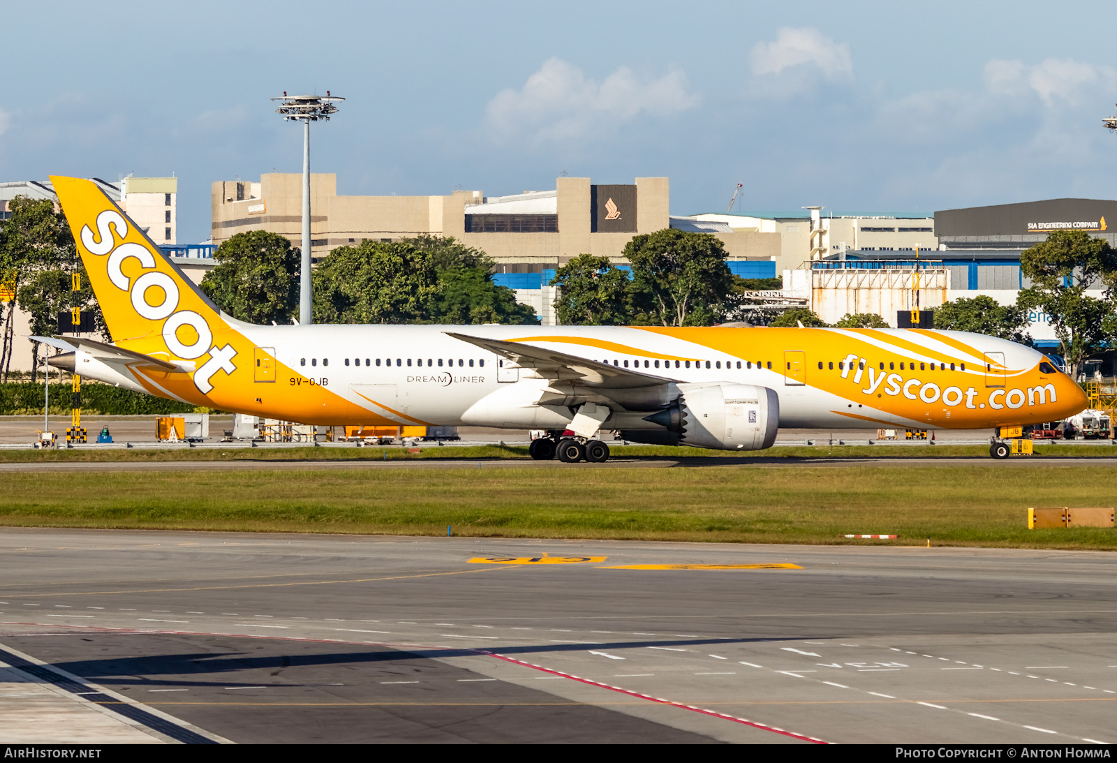 Aircraft Photo of 9V-OJB | Boeing 787-9 Dreamliner | Scoot | AirHistory.net #279506