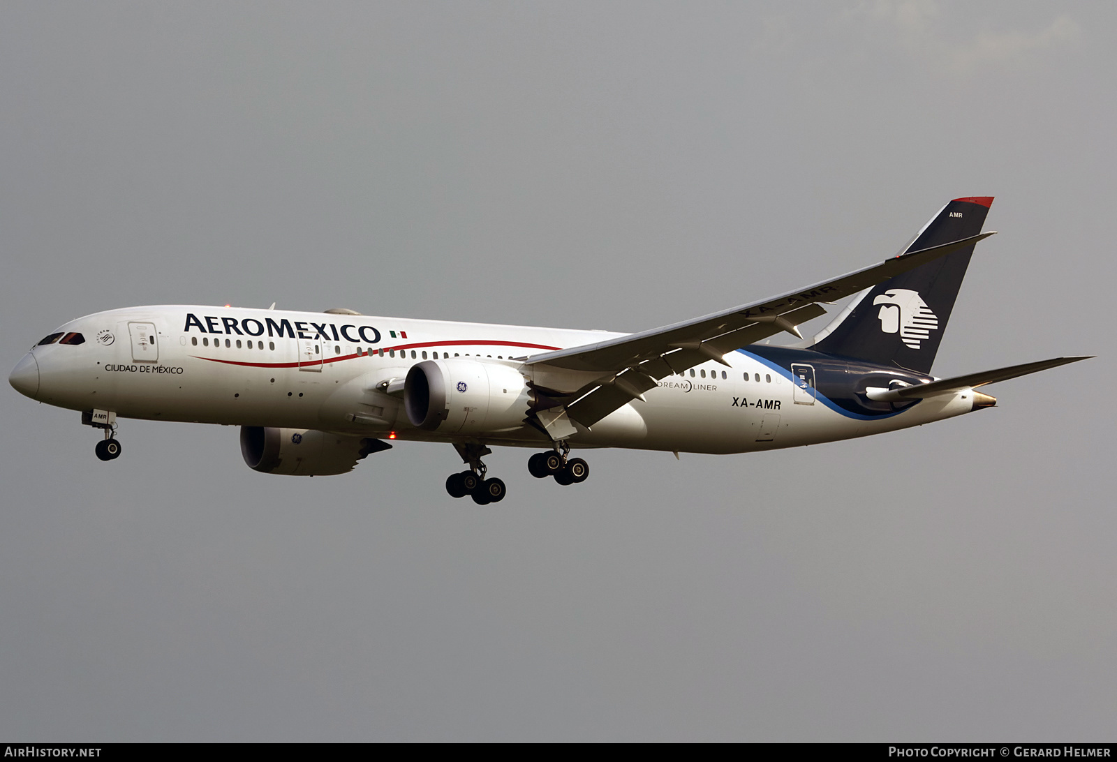 Aircraft Photo of XA-AMR | Boeing 787-8 Dreamliner | AeroMéxico | AirHistory.net #279516