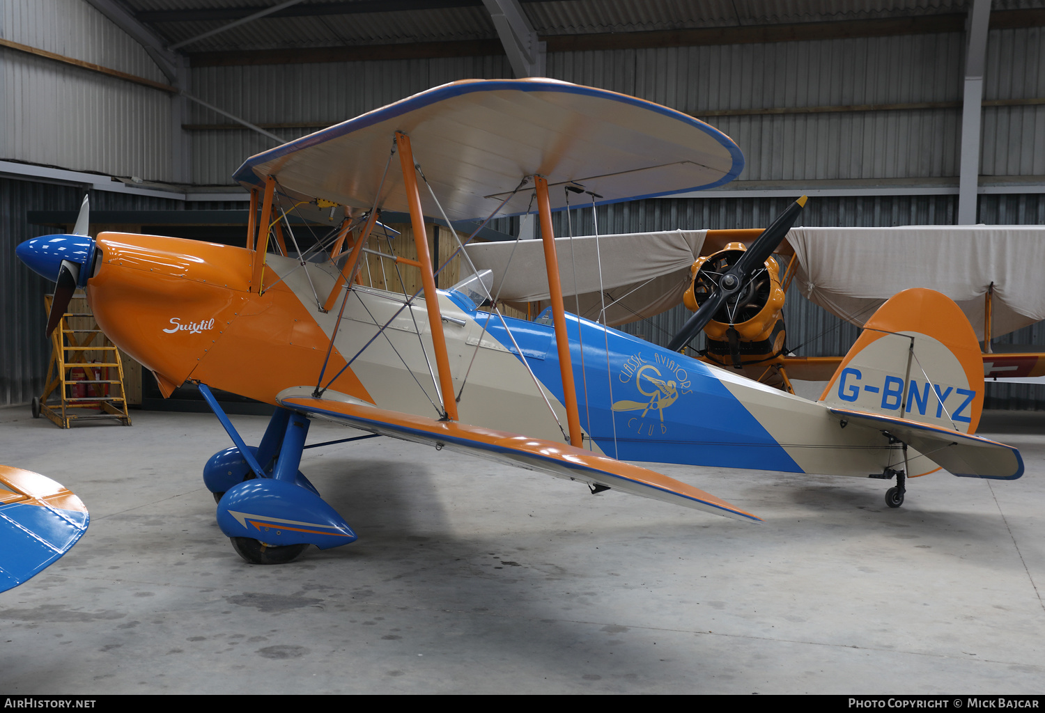 Aircraft Photo of G-BNYZ | Stampe-Vertongen SV-4C | Classic Aviators Club | AirHistory.net #279523