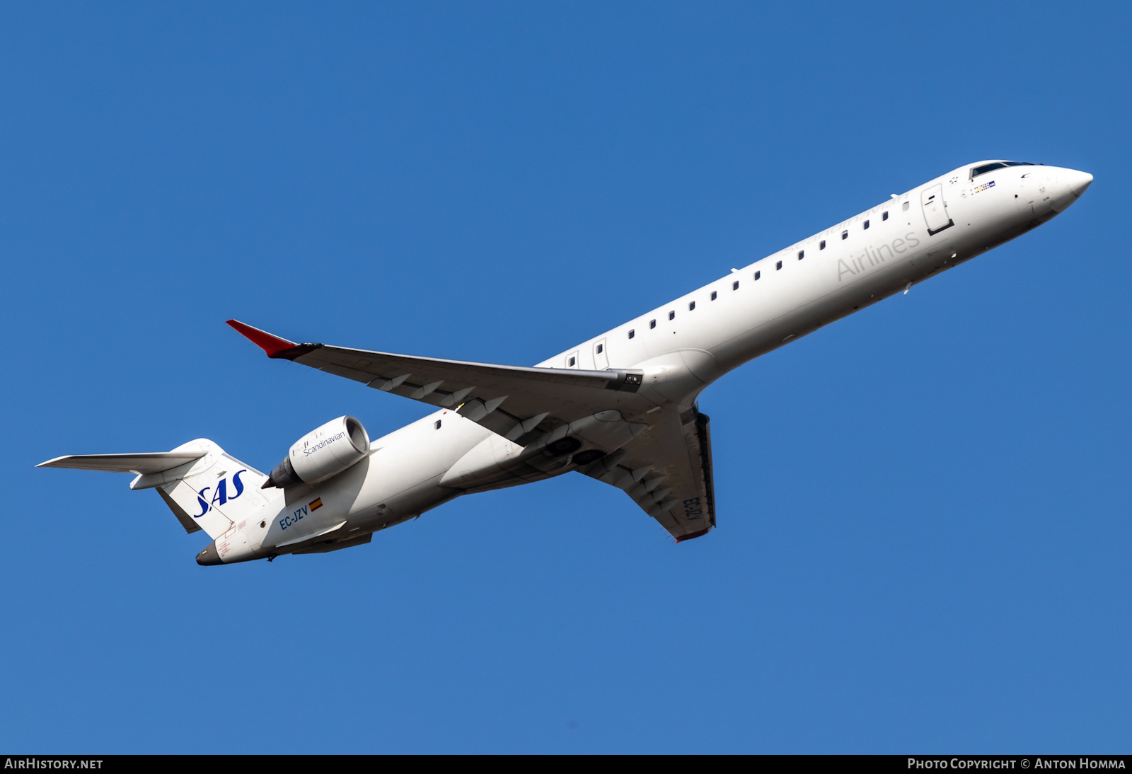 Aircraft Photo of EC-JZV | Bombardier CRJ-900 (CL-600-2D24) | Scandinavian Airlines - SAS | AirHistory.net #279535