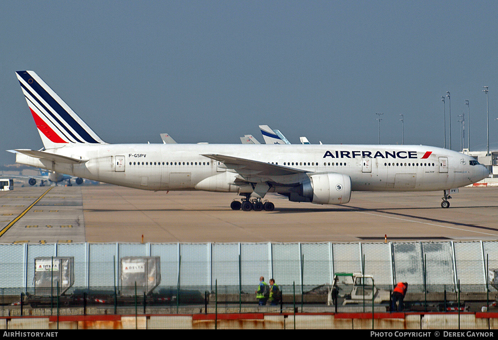 Aircraft Photo of F-GSPV | Boeing 777-228/ER | Air France | AirHistory.net #279550