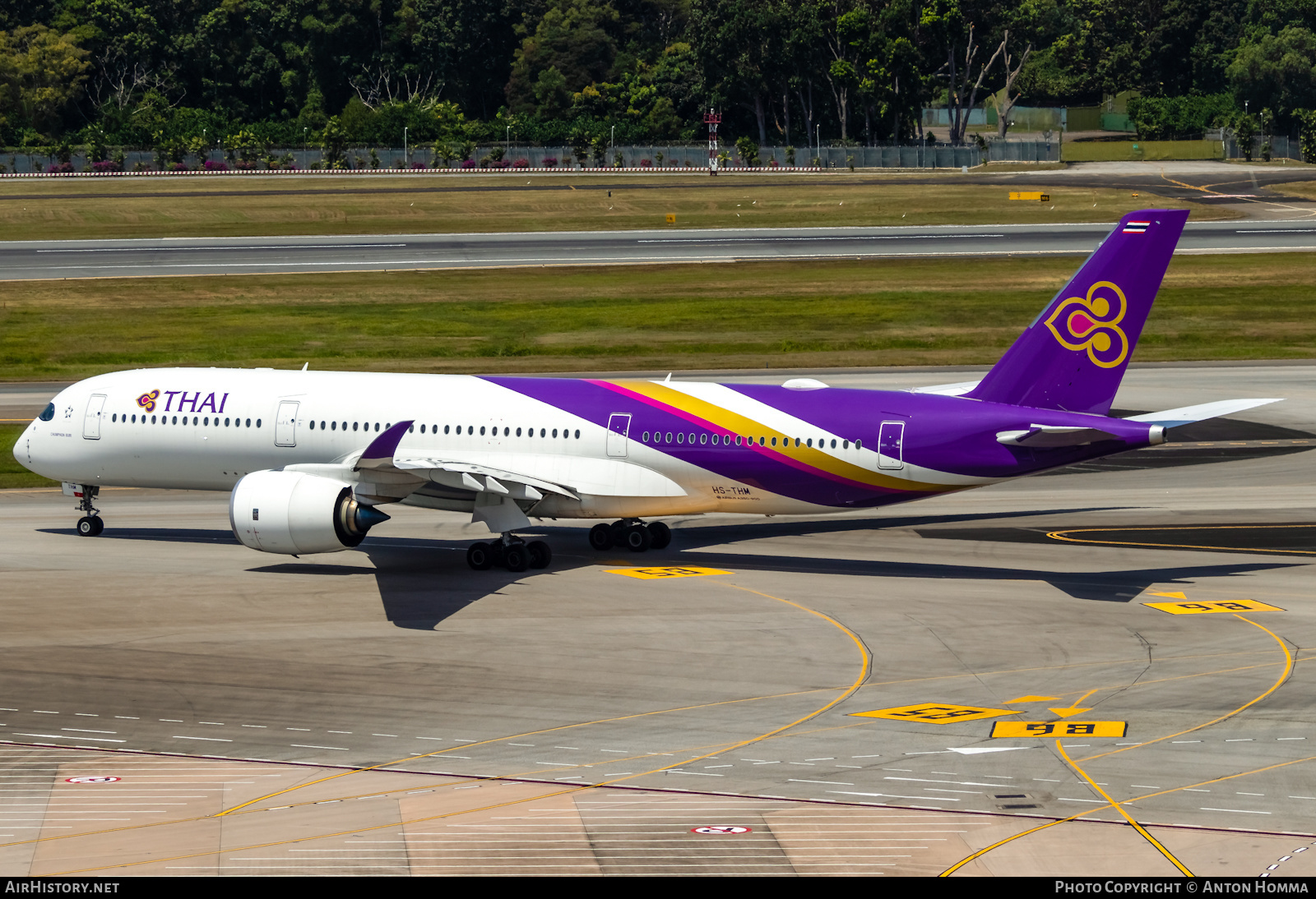 Aircraft Photo of HS-THM | Airbus A350-941 | Thai Airways International | AirHistory.net #279558