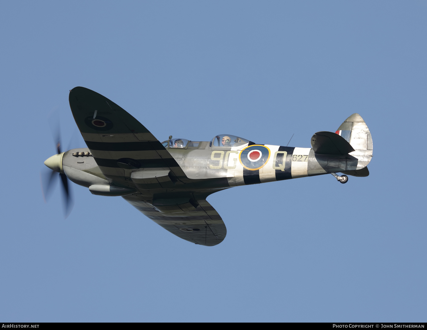 Aircraft Photo of G-BMSB / MJ627 | Supermarine 509 Spitfire T9 | UK - Air Force | AirHistory.net #279566