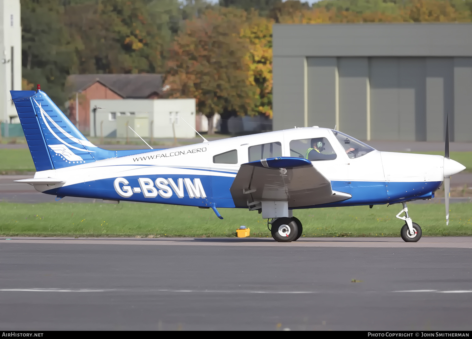 Aircraft Photo of G-BSVM | Piper PA-28-161 Warrior II | Falcon Flying Services | AirHistory.net #279568