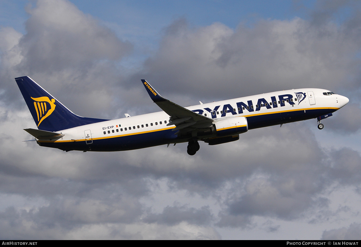 Aircraft Photo of EI-EVP | Boeing 737-8AS | Ryanair | AirHistory.net #279580