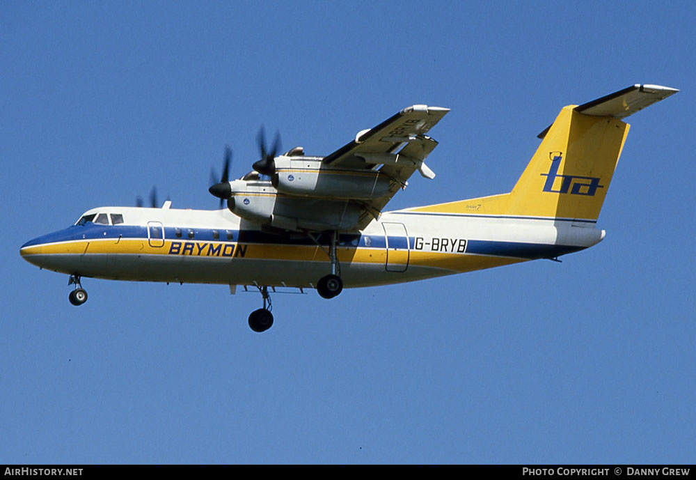 Aircraft Photo of G-BRYB | De Havilland Canada DHC-7-110 Dash 7 | Brymon Airways | AirHistory.net #279585