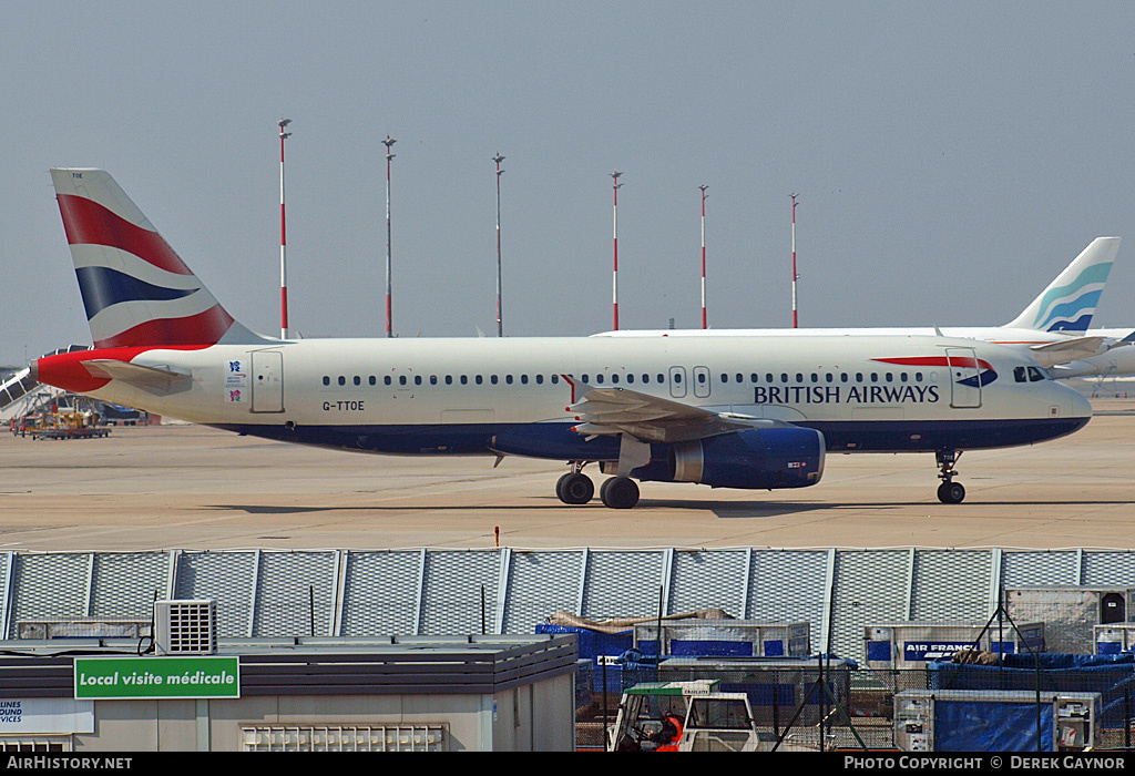 Aircraft Photo of G-TTOE | Airbus A320-232 | British Airways | AirHistory.net #279602