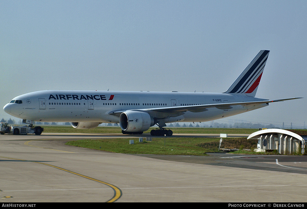 Aircraft Photo of F-GSPZ | Boeing 777-228/ER | Air France | AirHistory.net #279613