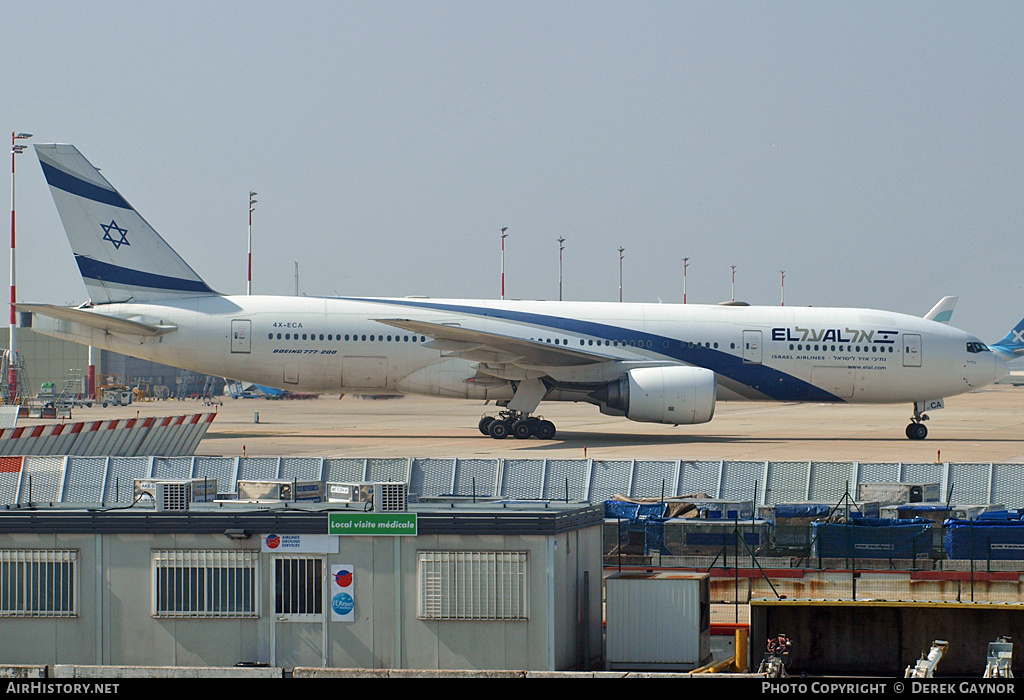 Aircraft Photo of 4X-ECA | Boeing 777-258/ER | El Al Israel Airlines | AirHistory.net #279625