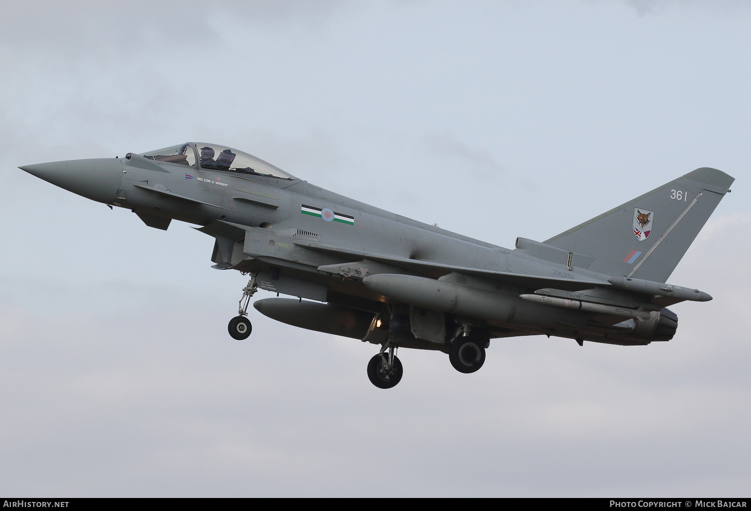 Aircraft Photo of ZK361 | Eurofighter EF-2000 Typhoon FGR4 | UK - Air Force | AirHistory.net #279663