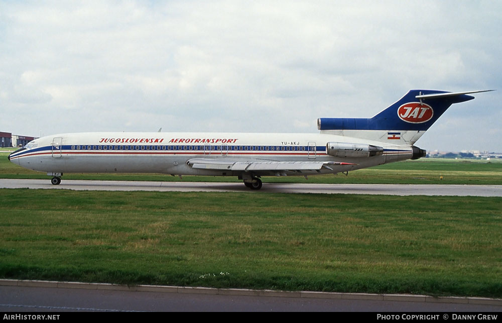 Aircraft Photo of YU-AKJ | Boeing 727-2H9/Adv | JAT Yugoslav Airlines - Jugoslovenski Aerotransport | AirHistory.net #279666